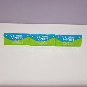 Gillette Venus Extra Smooth Refill Cartridges Lot of 3 NEW